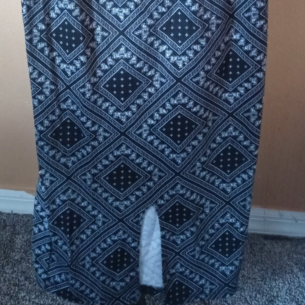 Long Bandana Print Skirt by Jessie & J